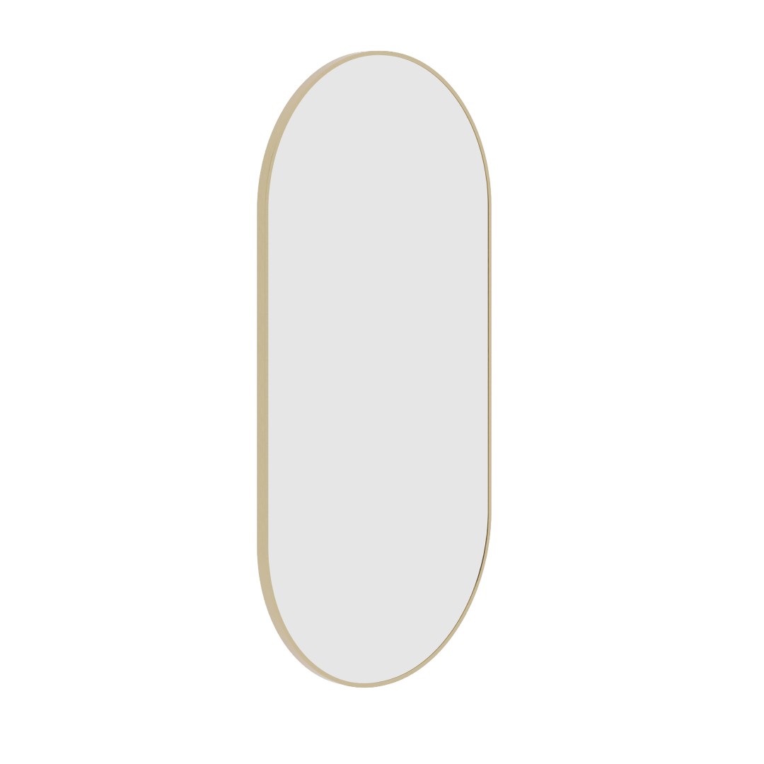 Thermogroup Ablaze Havana Pill Gold Framed Mirror - HP5010G