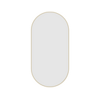 Thermogroup Ablaze Havana Pill Gold Framed Mirror - HP5010G