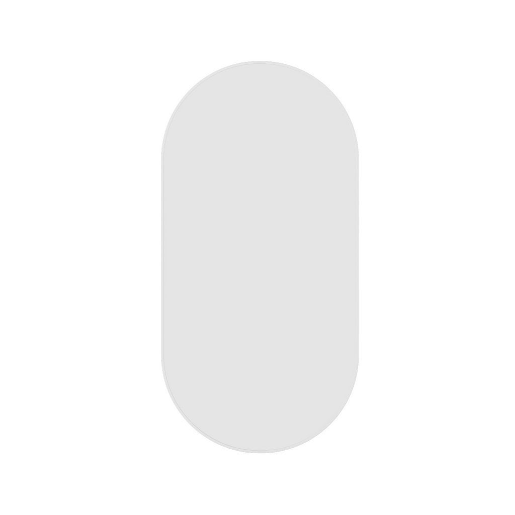 Thermogroup Ablaze Havana Pill White Framed Mirror - Includes Demister HP5010WD