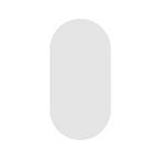 Thermogroup Ablaze Havana Pill White Framed Mirror - Includes Demister HP5010WD