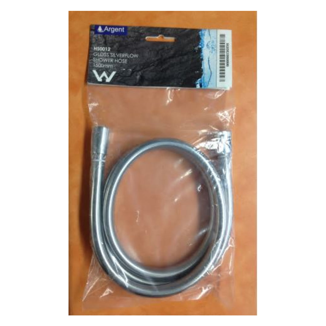Villeroy & Boch Gloss Silverflow Shower Hose 1500mm Chrome - HS0012