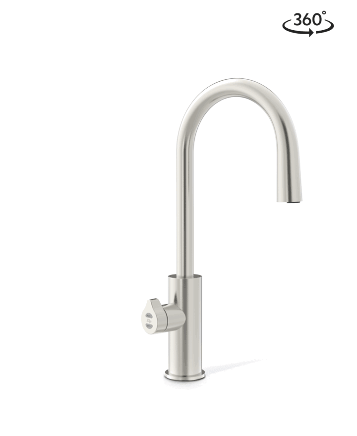 Zip Hydrotap G5 Arc Plus Boiling, Chilled & Sparkling - Brushed Nickel H5L783Z11AU — 360° view