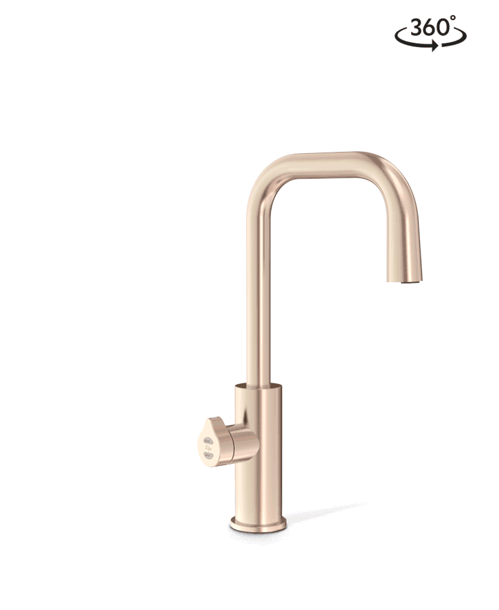 Zip HydroTap G5 Boiling, Chilled & Sparkling Cube Plus Brushed Rose Gold H5C783Z05AU — 360° view