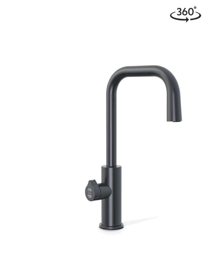 Zip HydroTap G5 Boiling & Ambient Cube Plus - Matte Black H5C785Z03AU — 360° view