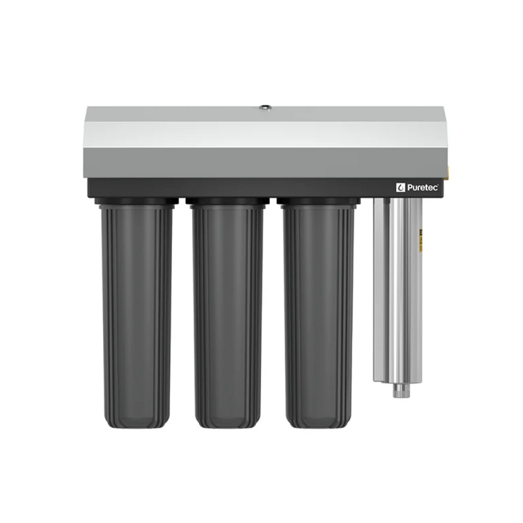 Puretec 3-Stage 1 Micron Reversible High Flow UV Water Treatment System - Hybrid-E13-LF