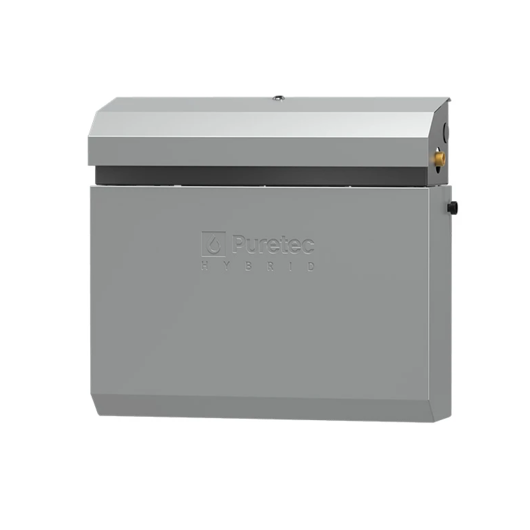 Puretec Hybrid E13 3-Stage 1 Micron Reversible High Flow UV Water Treatment System with Architecturally Mounted Cover - HYBRID-E13AMC-LF
