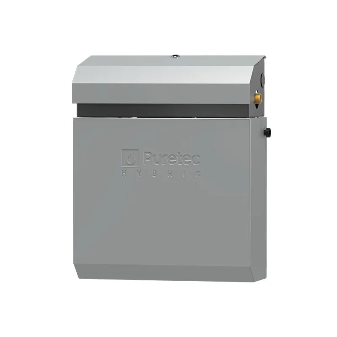 Puretec Hybrid E7 Dual Stage 5 Micron Reversible High Flow UV Water Treatment System with Architecturally Mounted Cover - HYBRID-E7AMC-LF