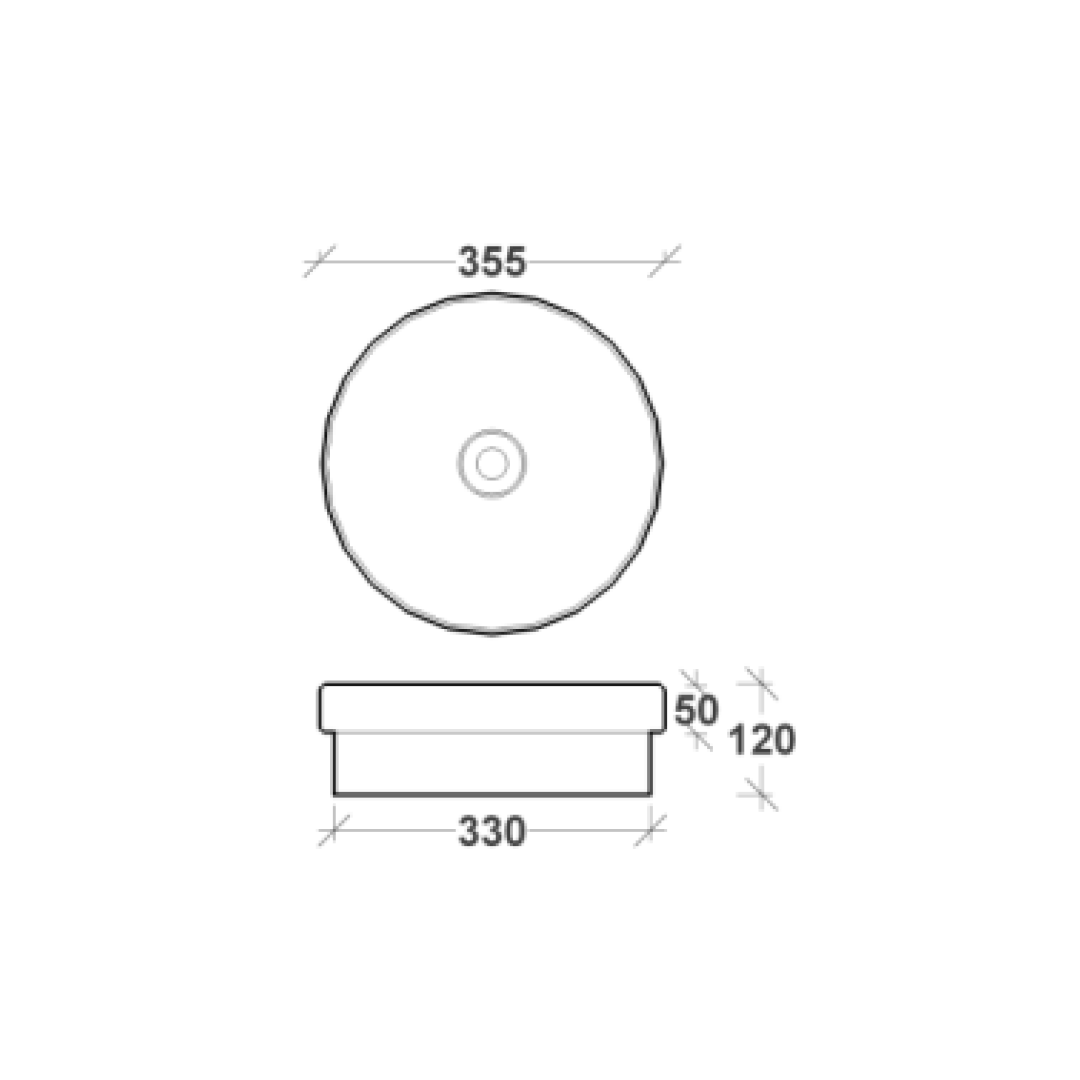Rifco Contour Supreme 1500mm Freestanding Vanity - 12mm Corian Top - CNS15CGW2