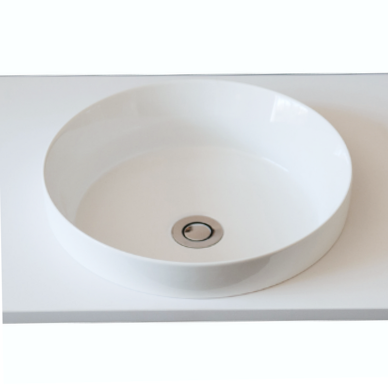 Rifco Contour Supreme 1500mm Freestanding Vanity - 12mm Corian Top