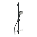 Hansa EcoJet Neu Trio 95/900 Shower Rail Set - Matte Black - 446701333337