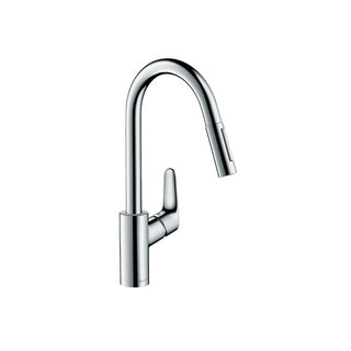 Hansgrohe Focus Kitchen Mixer with Pull-out Swivel Spout - Chrome - 31815003
