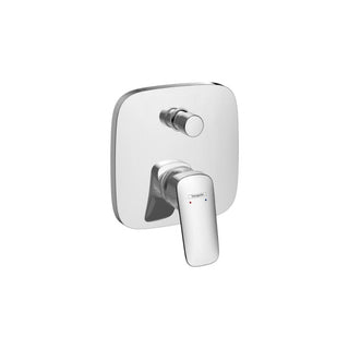 Hansgrohe Logis Bath Wall Mixer & Diverter - Includes In-Wall Body - Chrome - 71405003 + 01800180