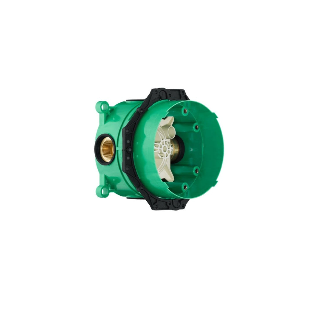 Hansgrohe Logis Bath Wall Mixer & Diverter - Includes In-Wall Body - Chrome - 71405003 + 01800180