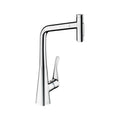 Hansgrohe Metris M71 Single Lever Pull out Kitchen Mixer - Chrome - 73816003