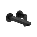 Hansgrohe Rebris S Basin Wall Mixer 200mm Spout - Includes In-Wall Body - Matte Black - 72528670 + 13622180