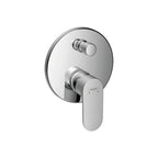 Hansgrohe Rebris S Single Wall Bath Mixer - Includes iBox In-Wall Body - Chrome - 72466003 + 01800180
