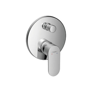 Hansgrohe Rebris S Single Wall Bath Mixer - Includes iBox In-Wall Body - Chrome - 72466003 + 01800180