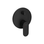 Hansgrohe Rebris S Single Wall Bath Mixer - Includes iBox In-Wall Body - Matte Black - 72466673 + 01800180
