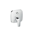 Hansgrohe Talis E Single Lever Diverter Mixer with In-Wall Body - Chrome - 71745003 + 01800180