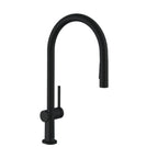 Hansgrohe Talis M54 2jet Single Lever 210 Pull-Out Spray Kitchen Mixer - Matte Black - 72800673