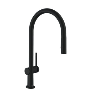 Hansgrohe Talis M54 2jet Single Lever 210 Pull-Out Spray Kitchen Mixer - Matte Black - 72800673