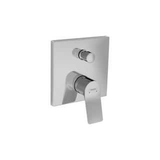 Hansgrohe Vivenis Bath Wall Mixer & Diverter - Includes In-Wall Body - Chrome - 75415003 + 01800180