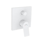 Hansgrohe Vivenis Single Lever Bath Diverter Mixer with In-Wall Body - Matte White - 75415703 + 01800180