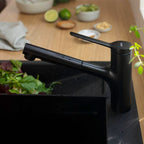 Hansgrohe Zesis M33 Kitchen Mixer 150 Pull out Spray 2jet - Matt Black - 74800673