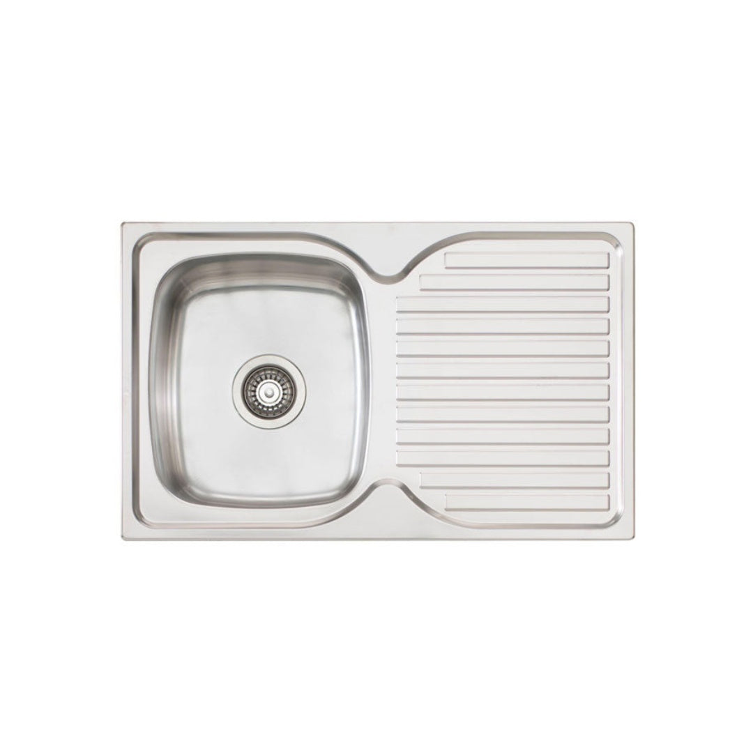 Harmony Bassini Reversible Single Bowl Sink & Drainer PPH20 - PPH20NTH