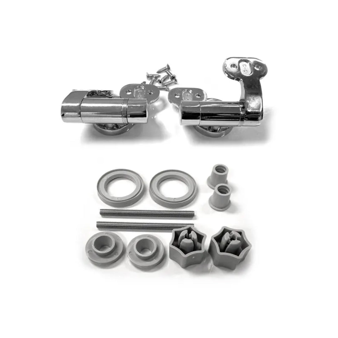 Haron TSH8600CP Hinge & Fixing Kit - Chrome