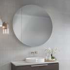 Timberline Havana Shaving Cabinet 600mm - Luxe Graphite Interior - HAVSC600SP