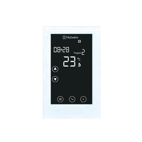 Hotwire Touchscreen Thermostat Timer - White HWGL2