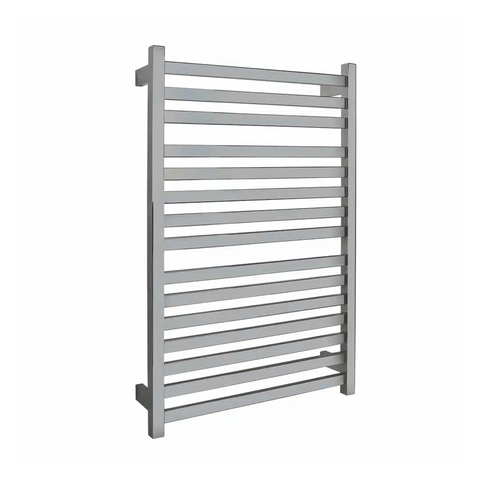 Hotwire Aguzzo Flat Rectangular Heated Towel Ladder 15 Rails - Polished Stainless Steel