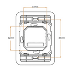 Hotwire Wifi Touchscreen Thermostat - Black HWSMWIFI - HWSMWIFI-B