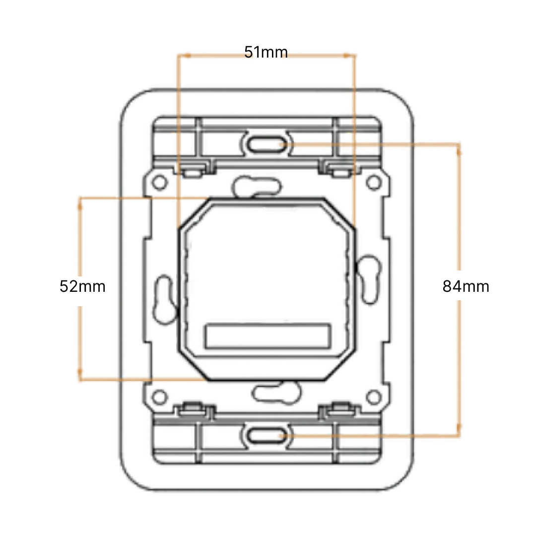 Hotwire Wifi Touchscreen Thermostat - White HWSMWIFI - HWSMWIFI-W