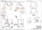 Zip HydroTap G5 Boiling, Chilled & Sparkling Cube Plus Brushed Chrome H5C783Z01AU — installation dimensions and clearances
