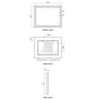 Parisi IKS 1400 Mirror with Capacitive Switch (LED) - IK-1400M