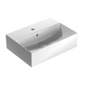 Globo T-Edge 510 Wall Hung or Countertop Basin (1 Tap Hole) - Gloss White IN051BI