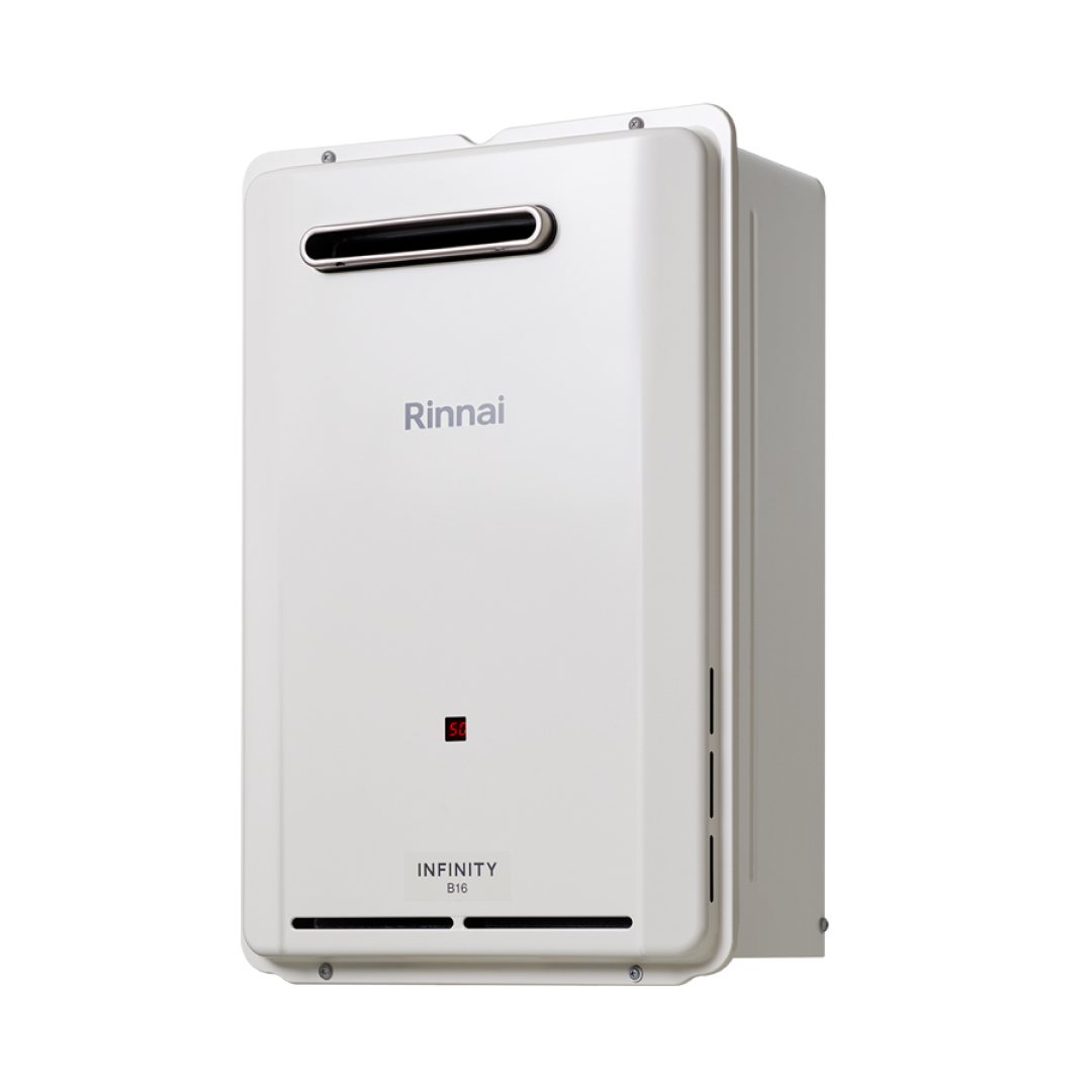 Rinnai B16 Continuous Flow Gas Hot Water System - Natural Gas 50°C INF16N50B