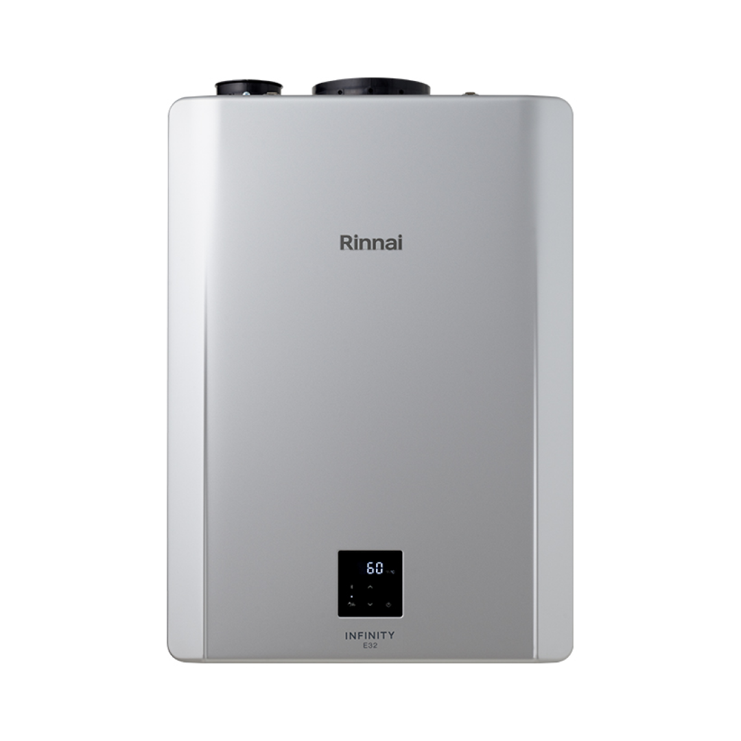 Rinnai Infinity Enviro Plus 32L Continuous Flow Hot Water System - 60°C Natural Gas / LPG Gas - INF32E60B