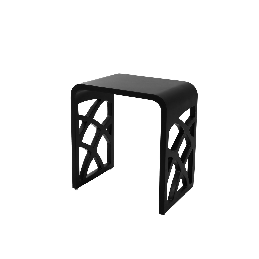 Thermogroup Ivy Shower Stool 400x270mm - Black - IS4027B