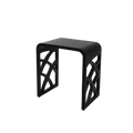 Thermogroup Ivy Shower Stool 400x270mm - Black - IS4027B