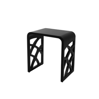 Thermogroup Ivy Shower Stool 400x270mm - Black - IS4027B