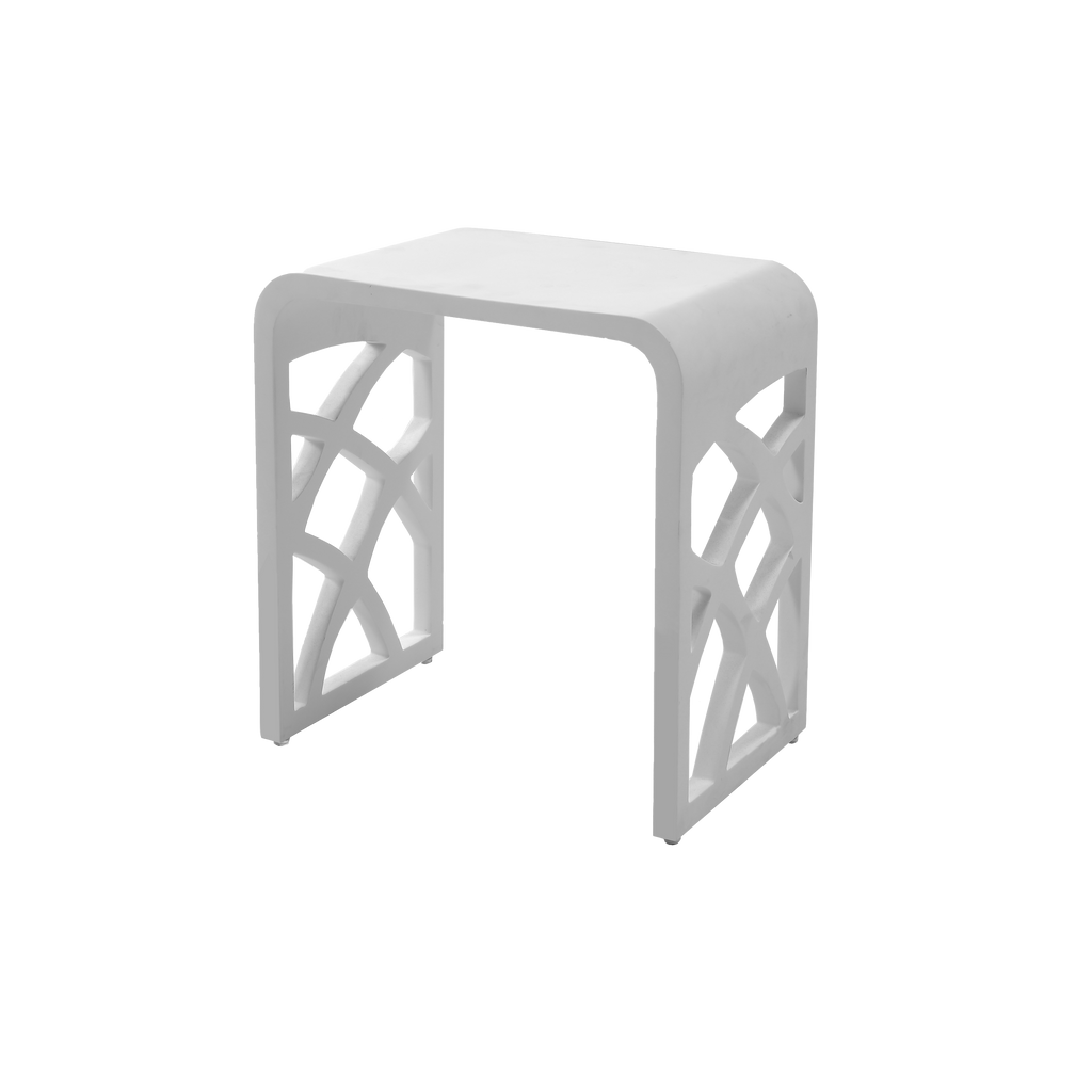 Thermogroup Ivy Shower Stool 400x270mm - White - IS4027W