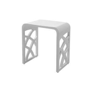 Thermogroup Ivy Shower Stool 400x270mm - White - IS4027W