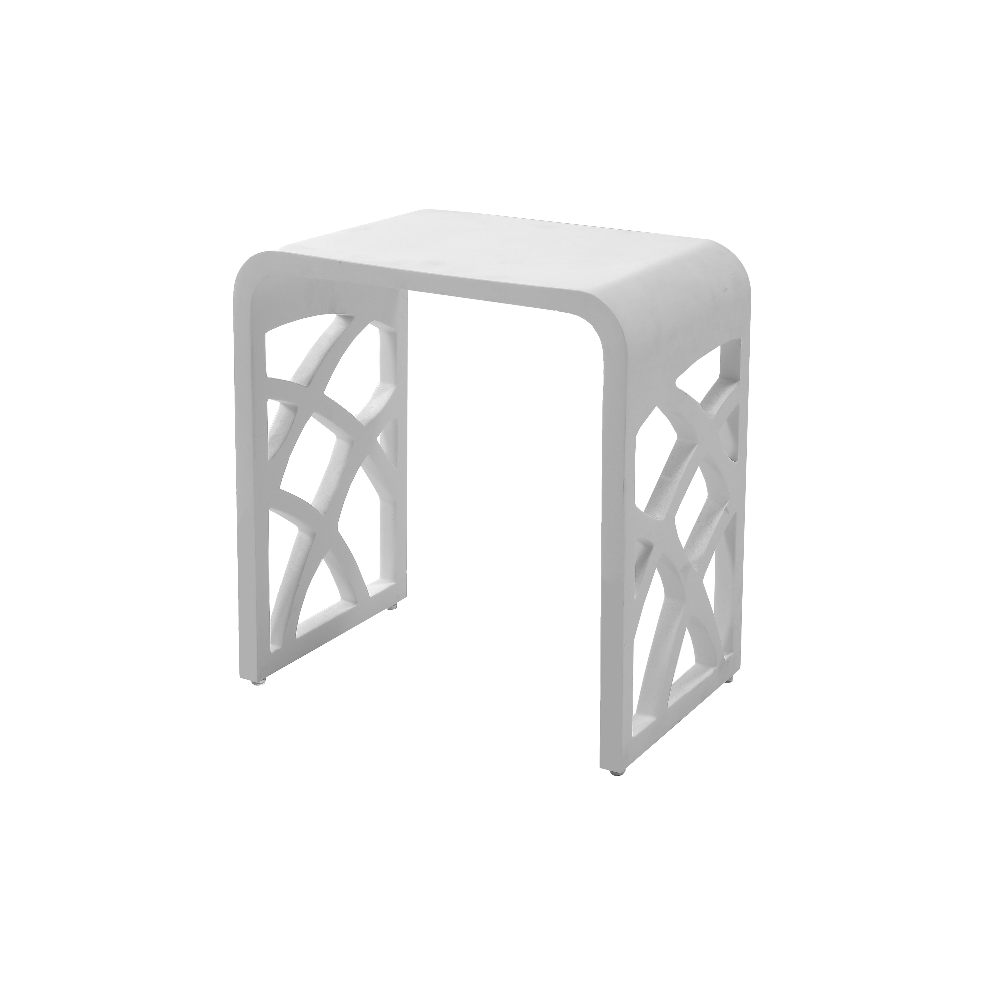 Thermogroup Ivy Shower Stool 400x270mm - White - IS4027W