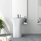 Pietra Bianca Iceland Freestanding Basin - 1 Tap Hole - Black - PBS2024-Black