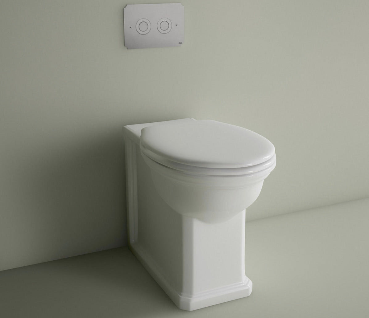 Studio Bagno Impero Rimless Wall Faced Pan - IMP002