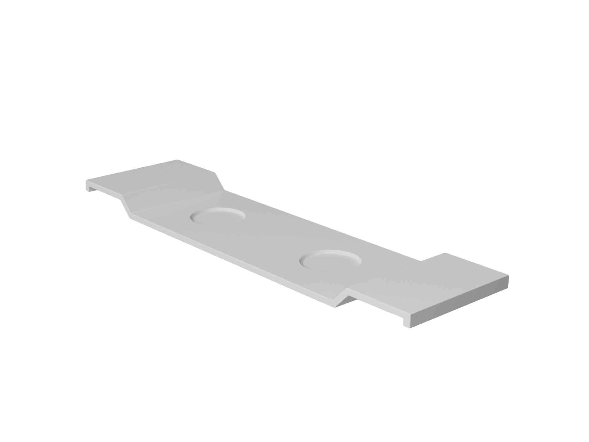 Thermogroup Jasmine Bath Caddy 850x220mm - White - JC8522W