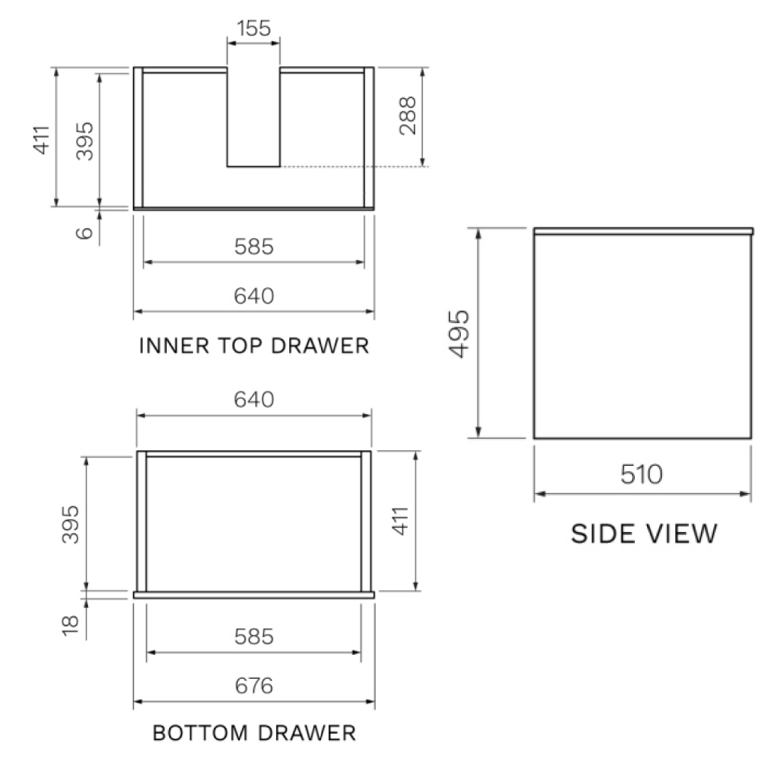 Parisi Jazz 1400 Wall Hung Vanity Rovere Naturale Matte Black with Ita